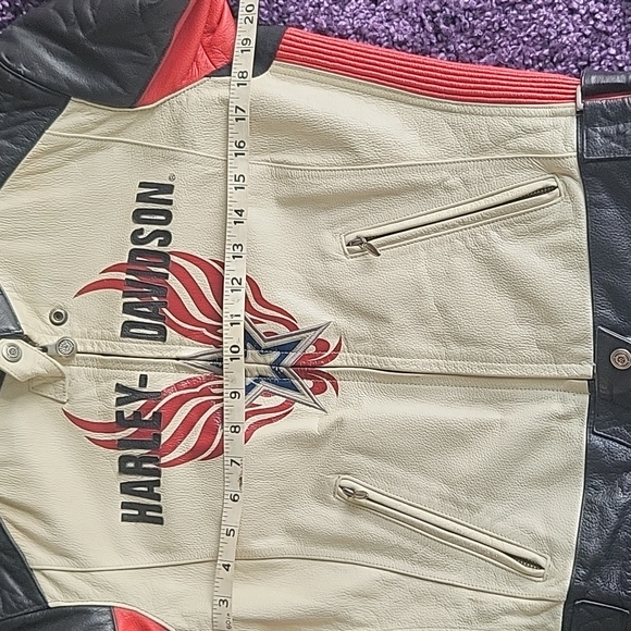 Permanently Closed! Harley Davidson Vintage Leather Jacket - Picture 15 of 16